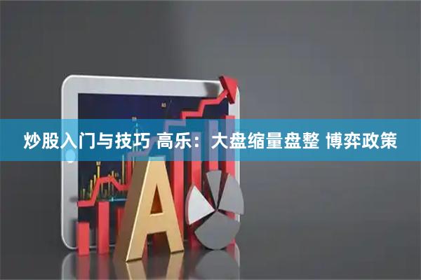 炒股入门与技巧 高乐：大盘缩量盘整 博弈政策